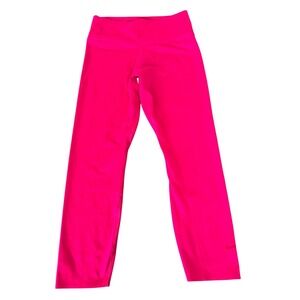Nike Dri-FIT Pink Workout Leggings Athletic Cropped Capri Women SZ M‎